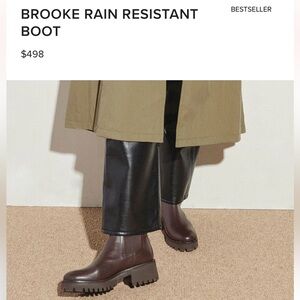 Freda Salvador Brooke Boots - Dark Brown Calf Water Resistant